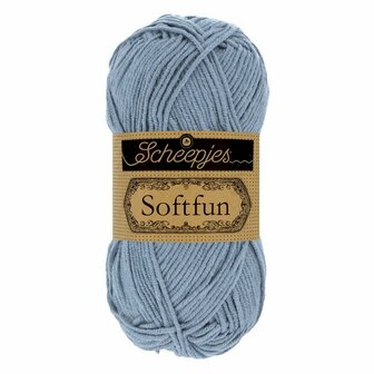 Scheepjes Softfun grijs blauw 2602 - Slate Blue