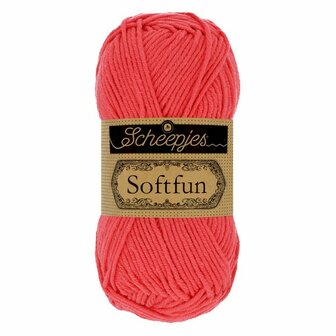 Scheepjes Softfun diep roze 2607 - Coral