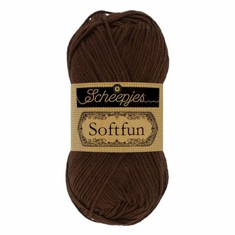 Scheepjes Softfun donker bruin 2623 - Chocolate