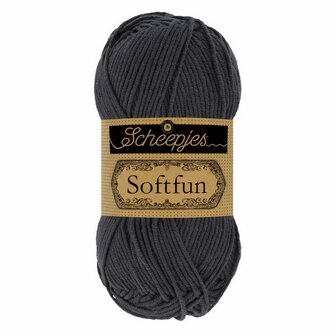 Scheepjes Softfun antraciet 2601 - Graphite