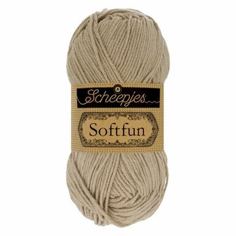 Scheepjes Softfun donkerbeige 2533 - Wheat