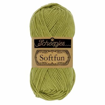 Scheepjes Softfun licht mosgroen kleur 2531 - Olive