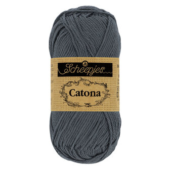 Scheepjes Catona 10g - 393 Charcoal