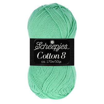 Scheepjes Cotton 8 groen mint 664