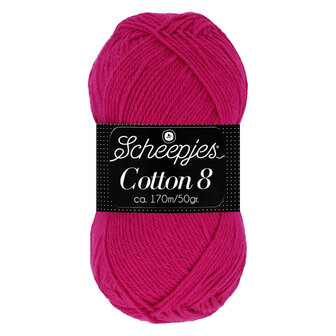 Scheepjes Cotton 8 Fuchsia Rose 720