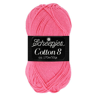 Scheepjes Cotton 8 Fel rose 719  