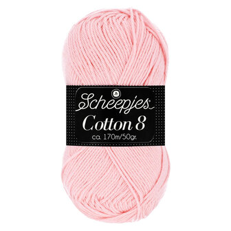 Scheepjes Cotton 8 Licht Rose 718