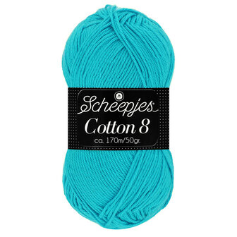 Scheepjes Cotton 8 Helderblauw 712