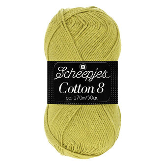 Scheepjes Cotton 8 Mosgroen 669