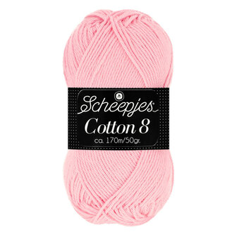 Scheepjes Cotton 8 Lichtrose 654