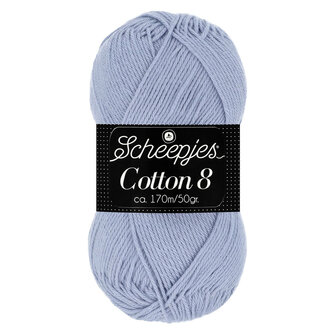 Scheepjes Cotton 8 licht lila 651