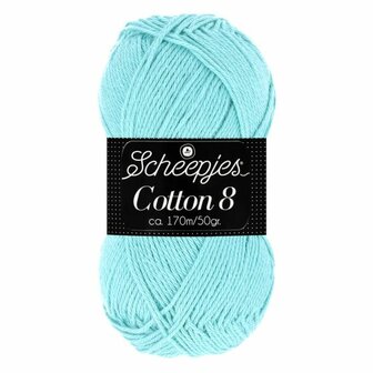 Scheepjes Cotton 8 Zacht mintgroen 663