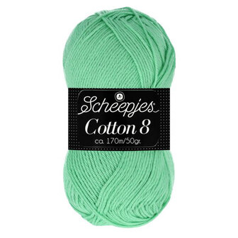 Scheepjes Cotton 8 Mintgroen 665