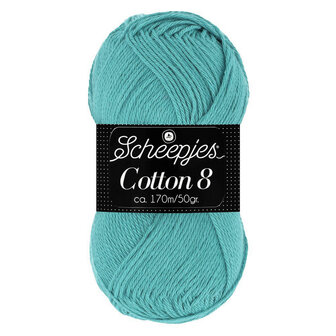 Scheepjes Cotton 8 zacht blauw 725