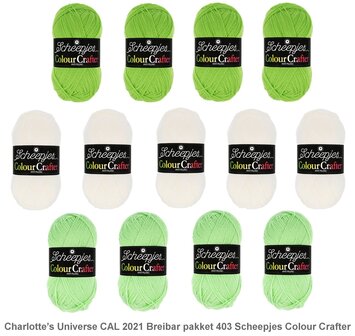 Charlotte&rsquo;s Universe CAL 2021 Breibar pakket 403 Scheepjes Colour Crafter