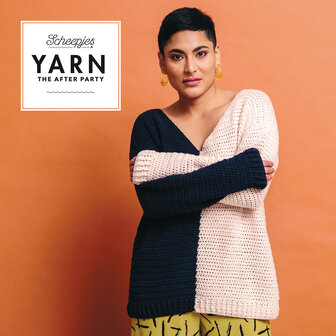 YARN The After Party nr.88 Half &amp; Half Sweater ontworpen door Liliana Buce-Chmelko.