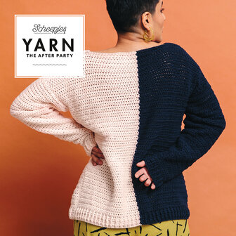 YARN The After Party nr.88 Half &amp; Half Sweater ontworpen door Liliana Buce-Chmelko.