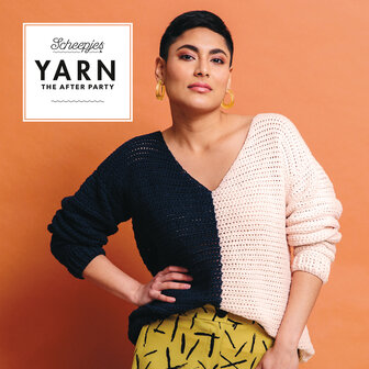 YARN The After Party nr.88 Half &amp; Half Sweater ontworpen door Liliana Buce-Chmelko.