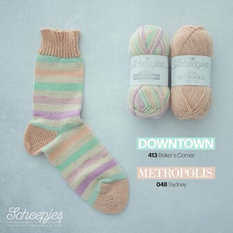 Scheepjes Summer Sock-A-Long Mal Simy Somer&#039;s kleurstelling 19