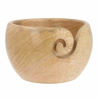 Scheepjes Yarn bowl mangohout licht 15x10cm