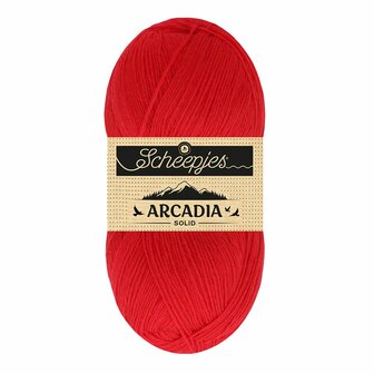 Scheepjes Arcadia Solid 808 Red Beach