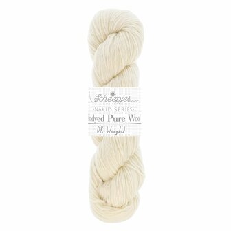 Scheepjes Nakid Series Undyed Pure Wool DK  003