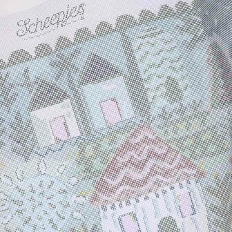 Scheepjes Lucy Tiffney Borduurkit 60x40cm Little Houses