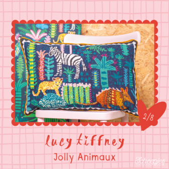 Scheepjes Lucy Tiffney Borduurkit 60x40cm Jolly Animaux