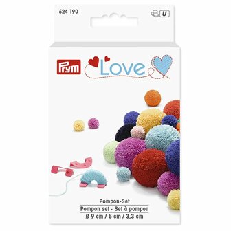 Prym Love pompon set 3,3-5-9cm