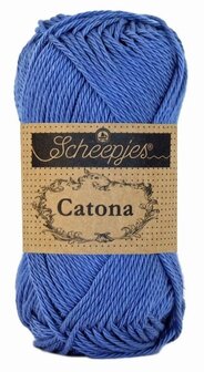 Scheepjes Catona 50gr. capri blue \ blauw 261