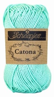 Scheepjes Catona 50gr. cristalline \ turquoise 385