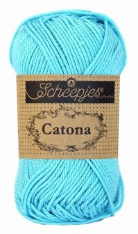 Scheepjes Catona 50gr. cyan \ cyaan 397