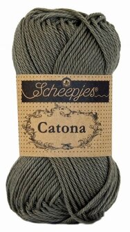 Scheepjes Catona 50gr. dark olive \ donker olijf 387