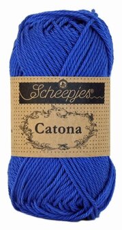 Scheepjes Catona 50gr. electric blue\ fel blauw 201