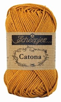 Scheepjes Catona 50gr. ginger gold \ gember goud 383