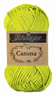 Scheepjes Catona 50gr. green yellow / groen geel 245