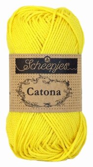 Scheepjes Catona 50gr. lemon \ citroen geel 280