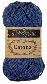 Scheepjes Catona 50gr. light navy \ licht marine blauw 164