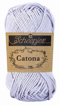 Scheepjes Catona 50gr. lilac mist \ licht lila 399