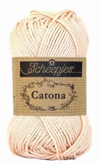 Scheepjes Catona 50gr. petal peach \ licht zalm 263