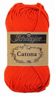 Scheepjes Catona 50gr. poppy rose \ papaver rood 390