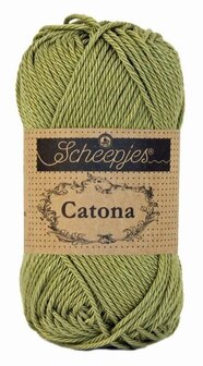 Scheepjes Catona 50gr. willow \ wilg groen 395