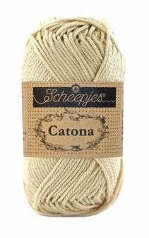 Scheepjes Catona 50gr. Englisch Tea \ donker beige 404