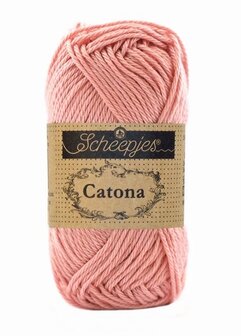 Scheepjes Catona 50gr. Old Rose \ oud licht roze 408