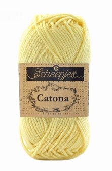 Scheepjes Catona 50gr. Lemonade \ licht geel 403