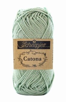 Scheepjes Catona 50gr. Silver Green \ zilver groen 402