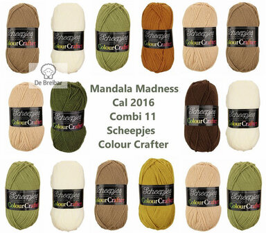 Mandala Madness Combi 11 Scheepjes Colourcrafter CAL