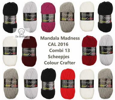 Mandala Madness Combi 13 Scheepjes Colourcrafter CAL