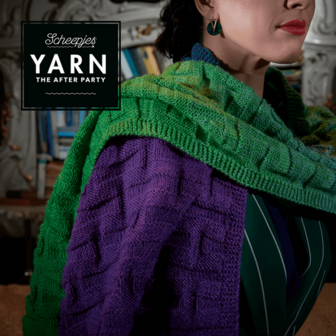 YARN The After Party No.51 Book Lover&#039;s Wrap breipatroon