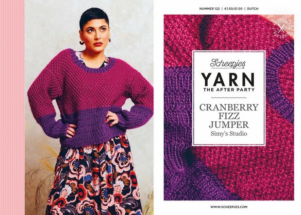 YARN The After Party nr.122 Cranberry Fizz Jumper